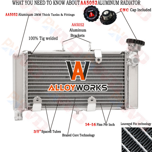 Aluminium radiateur pour honda - radiateur,