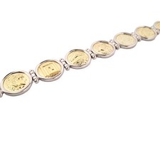 Bracciale unisex maglia motivo