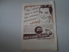 advertising Pubblicità 1948 CREMA DI SAPONE PER BARBA GIBBS
