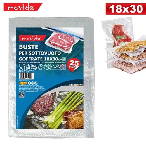 Sacchetti sottovuoto goffrati - sacchetti,