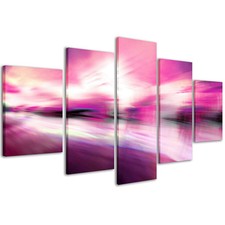 Stampe su Tela 200 x 90 cm Quadri Moderni XXL Astratto Arredamento Albergo #203