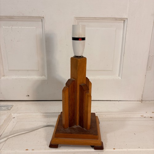 Vintage skyscraper table lamp - vintage,