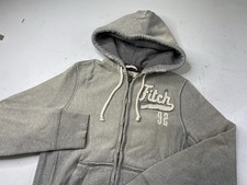 Felpa con cappuccio vintage Y2K Abercrombie & Fitch da uomo vestibilità muscolare media pesante