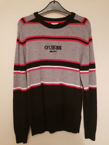 Felpa uomo guess est 1981 - uomo,