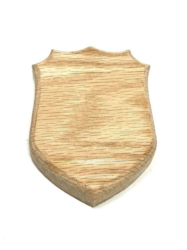 Targa scudo rovere massello