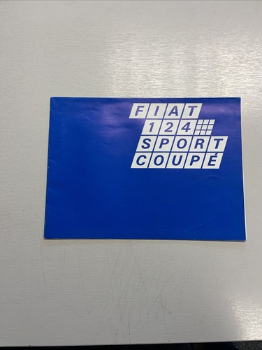 Brochure fiat 124 sport coupè - brochure,
