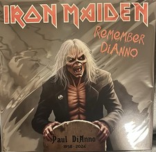 Iron Maiden - 2LP - REMEMBER DI ANNO - Colored Vinyl BOOK + POSTER VERY LIMITED!