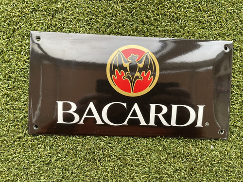 Bacardi enamel metal - bacardi,