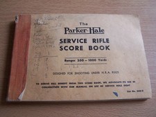 Parker Hale Service Rifle Score Book 1963 M H Benn New Malden