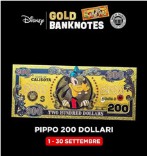 GOLD BANKNOTE PIPPO PANINI