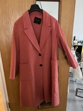 Cappotto lana leggera corallo