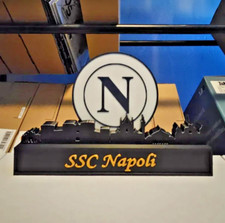 SSC Napoli soprammobile Stampa 3D Skyline Napoli Logo Calcio Tifosi Azzurri