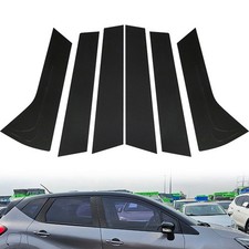 6pcs glossy black window - glossy,