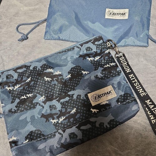 Eastpak kitsune pochette blu - pochette,