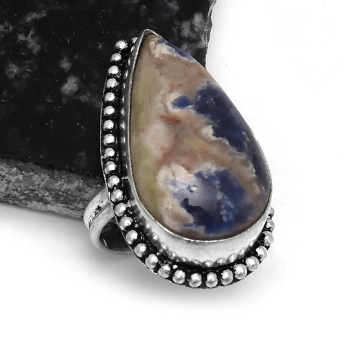 Anello ametista etnico fatto - , a