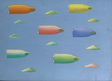 Paolo Scheggi - Olio su tavola