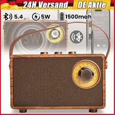 Elegante Radio Retrò Marrone