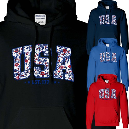 Felpa con cappuccio uomo - , usa