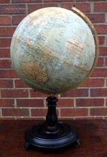 Antico mappamondo vittoriano