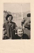 B4 - Foto Photo Fotografia 1955 - Lago Maggiore Coppia Donne