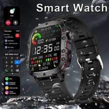 Nuovo GPS militare Smart Watch uomo torcia bussola impermeabile sport all'aria a