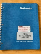 2 pezzi. Tektronix 070-3398-00, 2215 Manuale Istruzioni Operatori Oscilloscopio