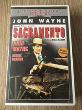 CASSETTE VIDÉO VHS FILM SACRAMENTO JOHN WAYNE WESTERN FRANÇAIS RARE