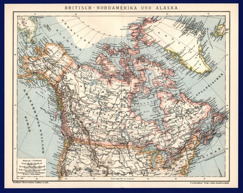 Mappa anno 1901 canada - mappa,