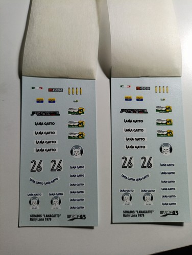 Decals lancia stratos - 1/43,