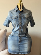 abito denim donna “vestito