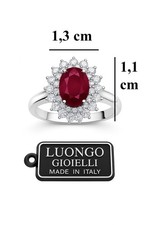 Anello Rubino Naturale e