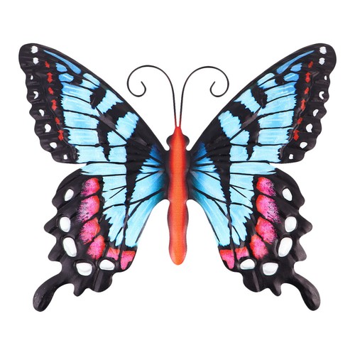 Iron art butterflies pendant - iron,