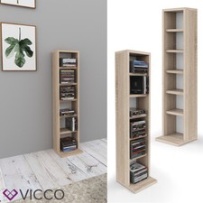 Single ripiano per DVD/ CD Libreria Scaffale multimediale Sonoma Vicco