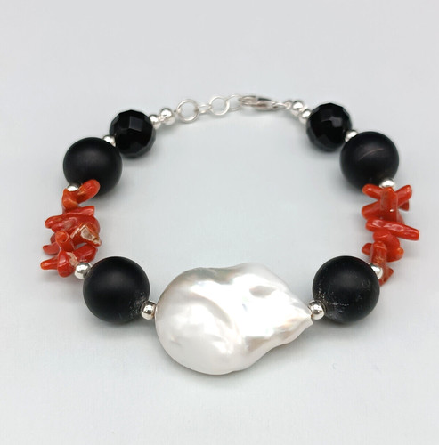Bracciale donna vero corallo - donna,