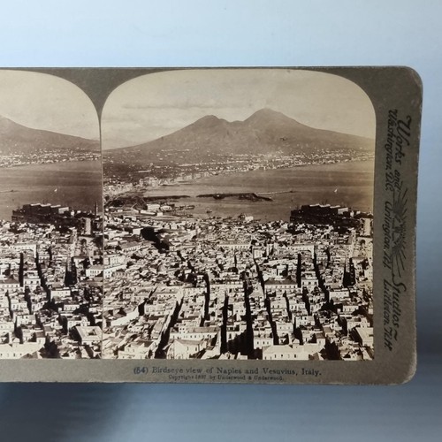 Naples italy stereoview c1895 - stereoview,