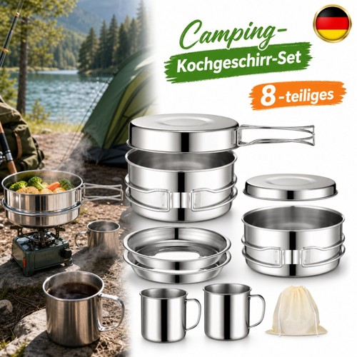 Pentole campeggio 8x - pentole, da