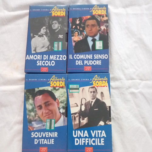 Alberto sordi vhs cassetta - sordi,
