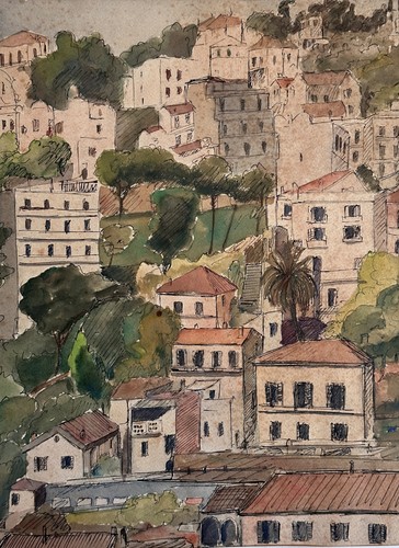 Bel disegno orientalista - bel, alger