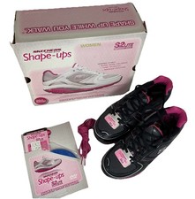 Sneakers da passeggio Skechers Shape-Ups "S2Lite" donna nero/rosa caldo taglia 7,5 nuove con scatola