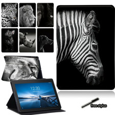 Custodia supporto tablet pelle animale per Lenovo Tab E10/M7/M8/M10/M10 2° 3°