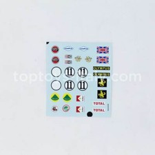 Waterslide Decals per Slot Car