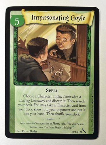 Harry potter tcg impersonating - tcg,