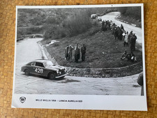 mille miglia 1954 - lancia aurelia b20- foto originale  mis.24x18