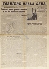 WWII - Corriere della Sera N. 297 - 1942 Messaggio del Tenno e di Toio 