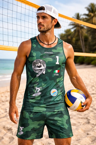 Canotta camouflage beach - canotta,