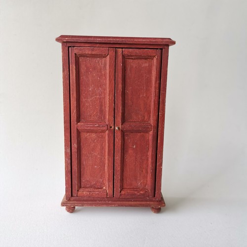 Armadio rosso legno casa - armadio,