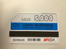 Scheda Telefonica SIP 5000 Lire scad. 31/12/93 
