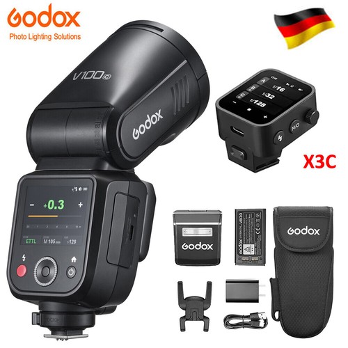 Flash fotocamera godox v100c - flash,