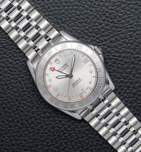 Tudor monarch gmt 38080 silver - monarch,