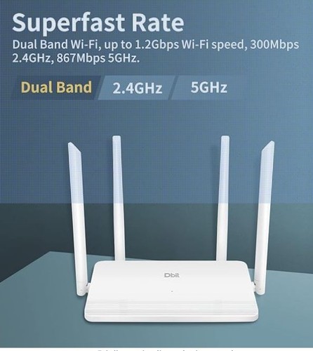 Dbit ac1200 gigabit smart - smart, wifi